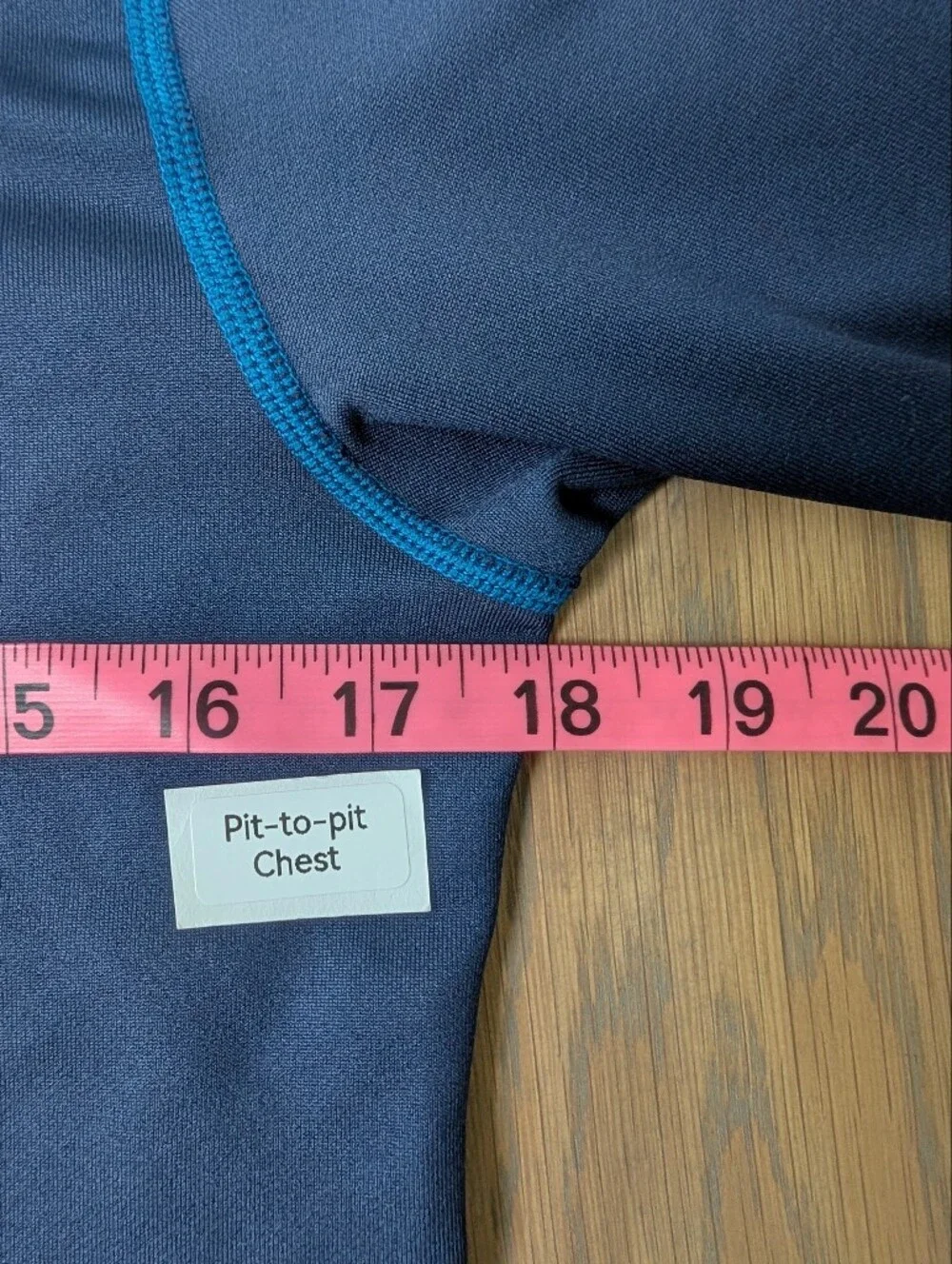 Nike Pro Therma FIT Men's Large Navy Blue Long Sleeve Mock Neck Shirt